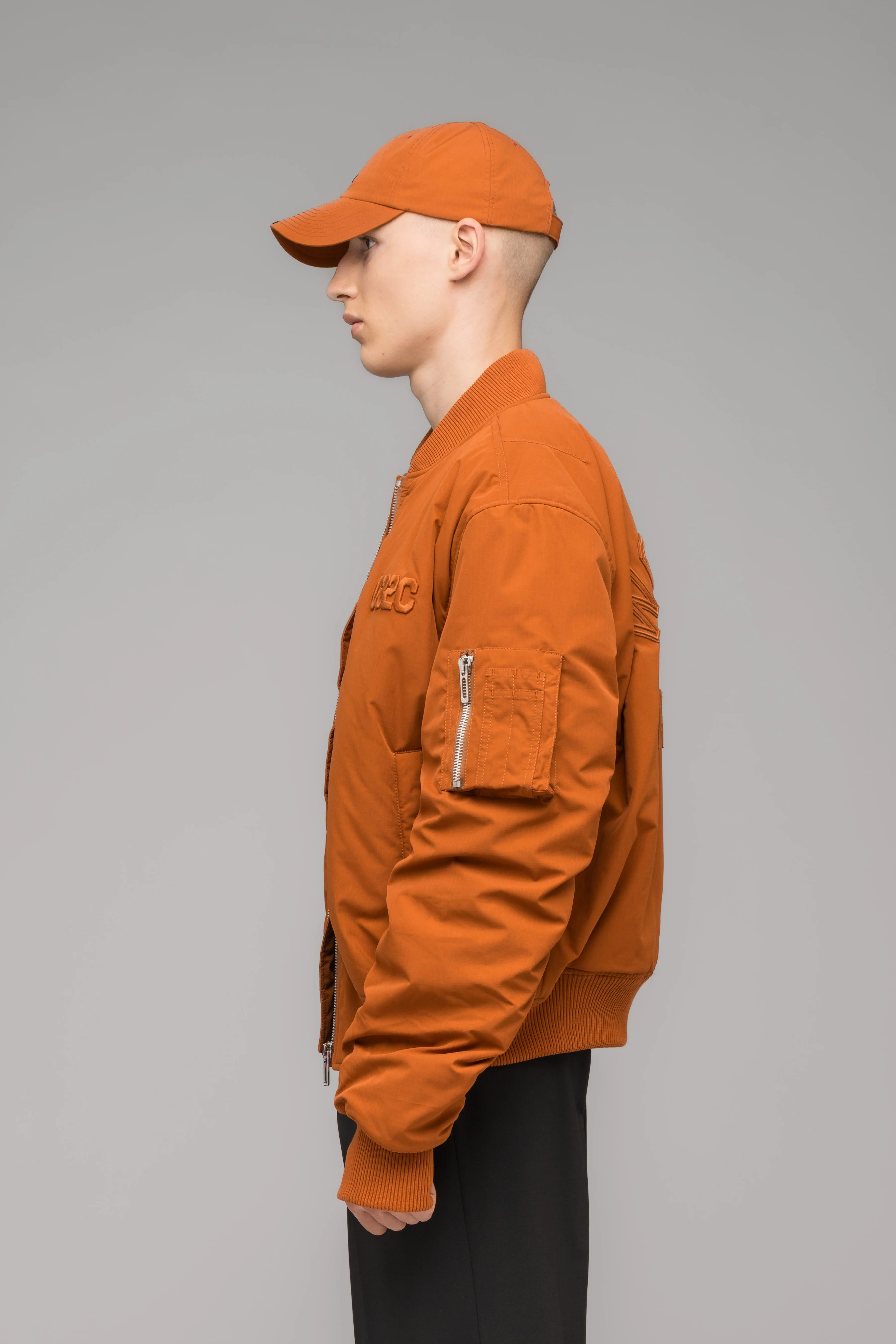 "COLLEGE" CLASSIC BOMBER JACKET - Image 3