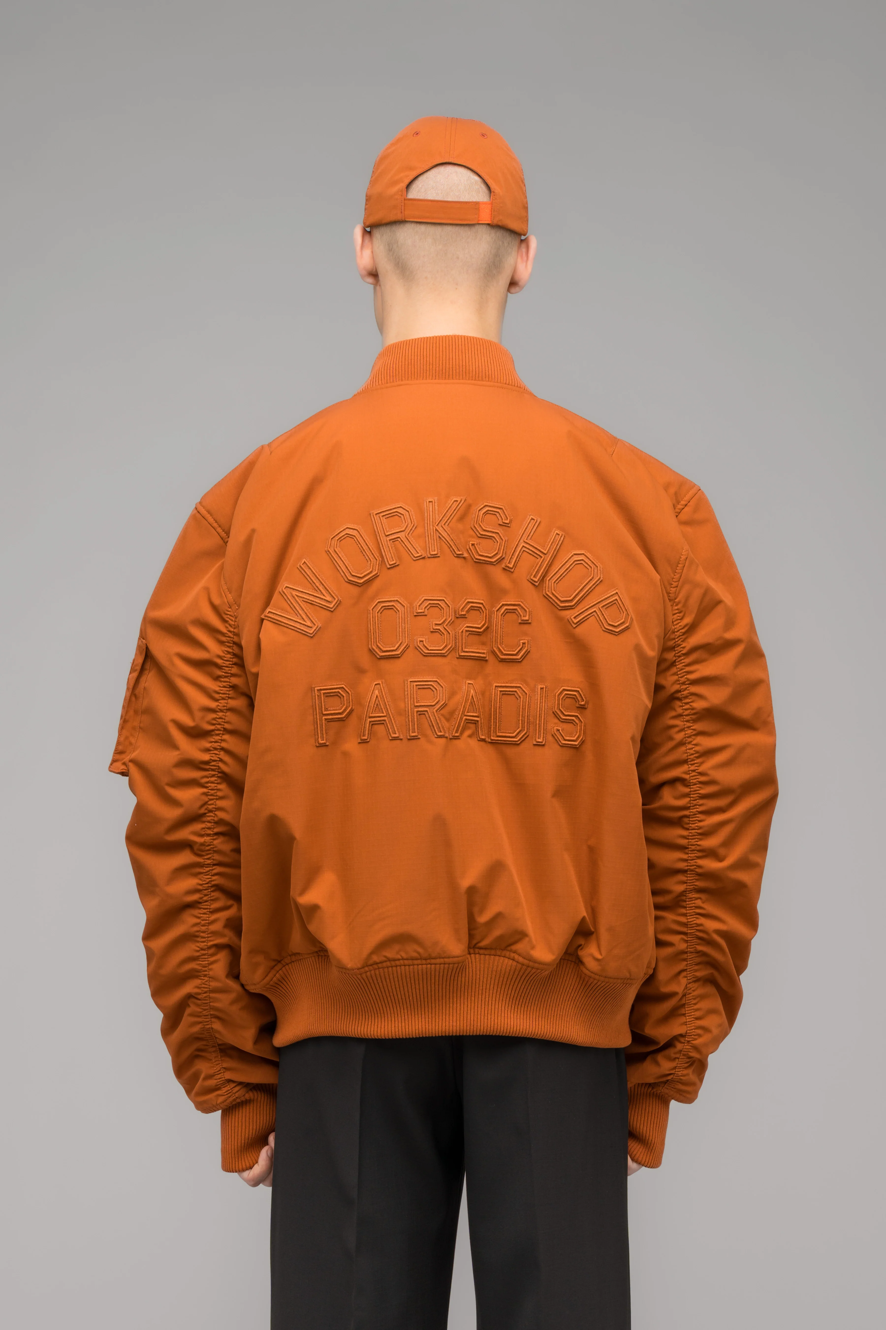 "COLLEGE" CLASSIC BOMBER JACKET - Image 4