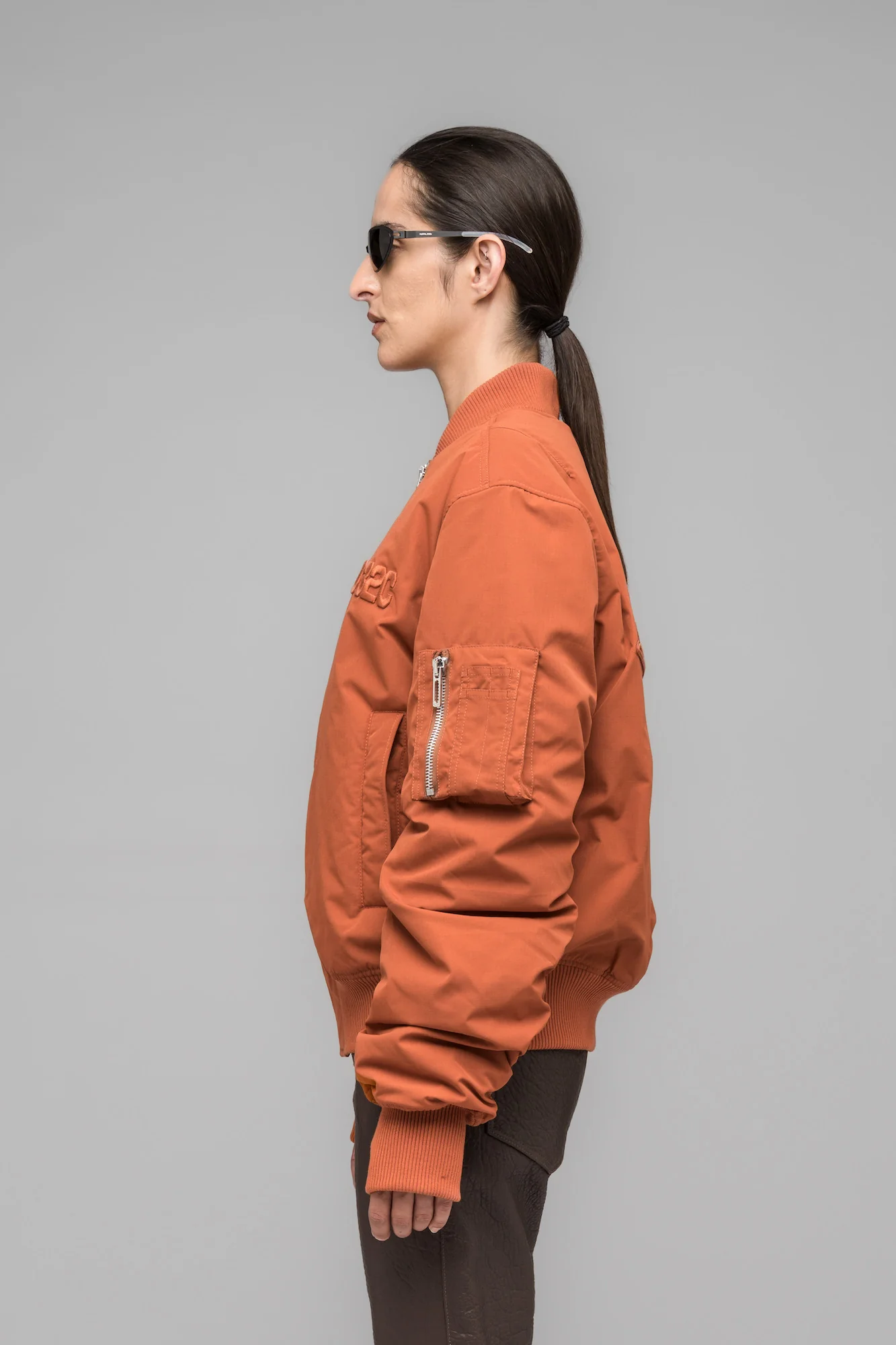 "COLLEGE" CLASSIC BOMBER JACKET - Image 3