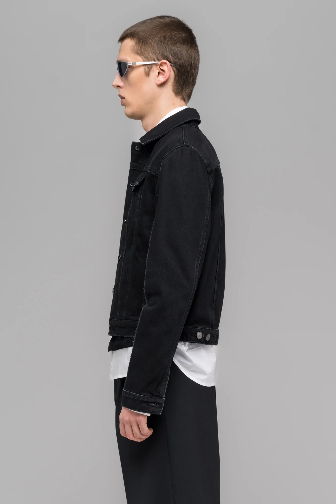 "DOWN TO EARTH" BOXY DENIM JACKET - Image 5