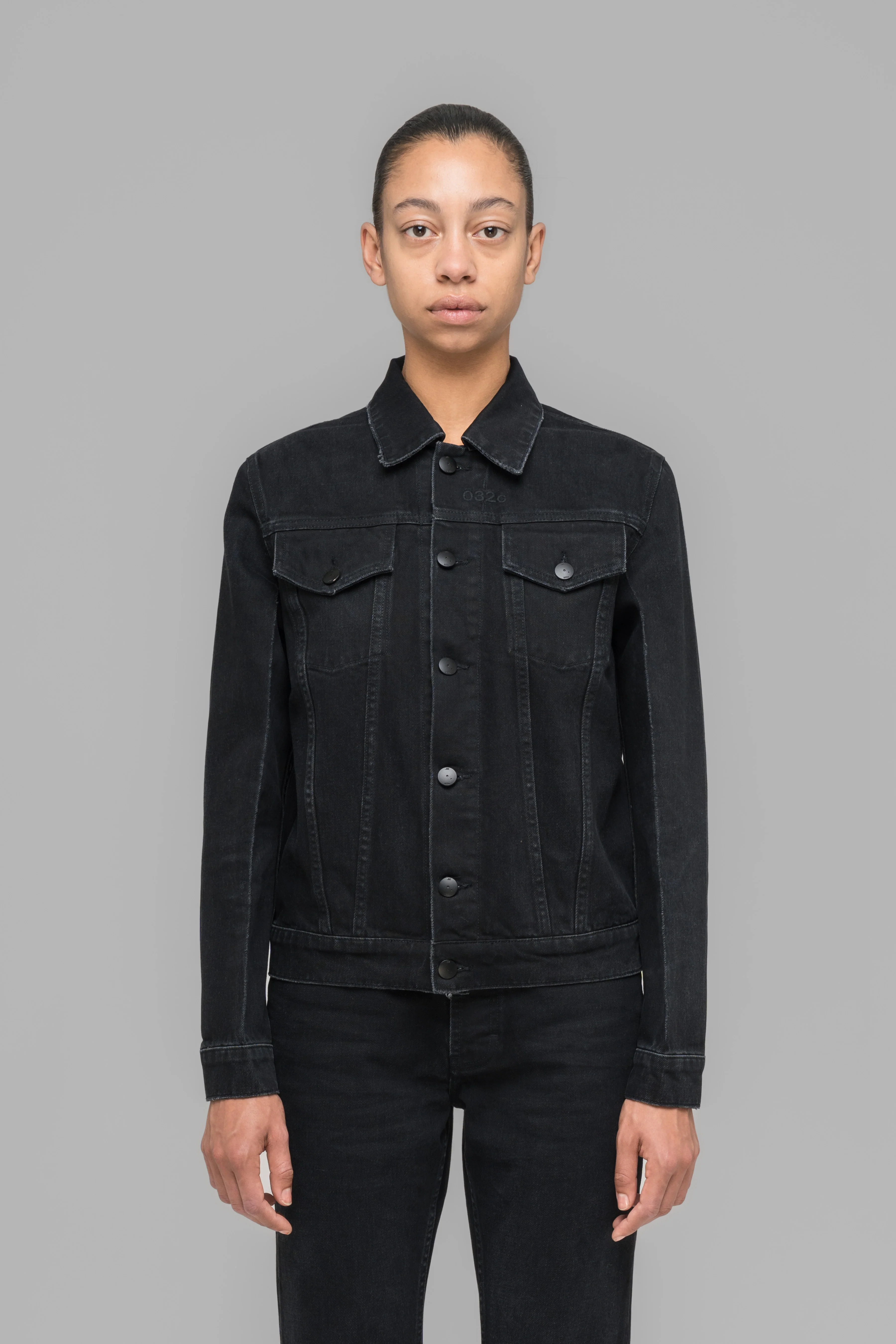"DOWN TO EARTH" BOXY DENIM JACKET - Image 4