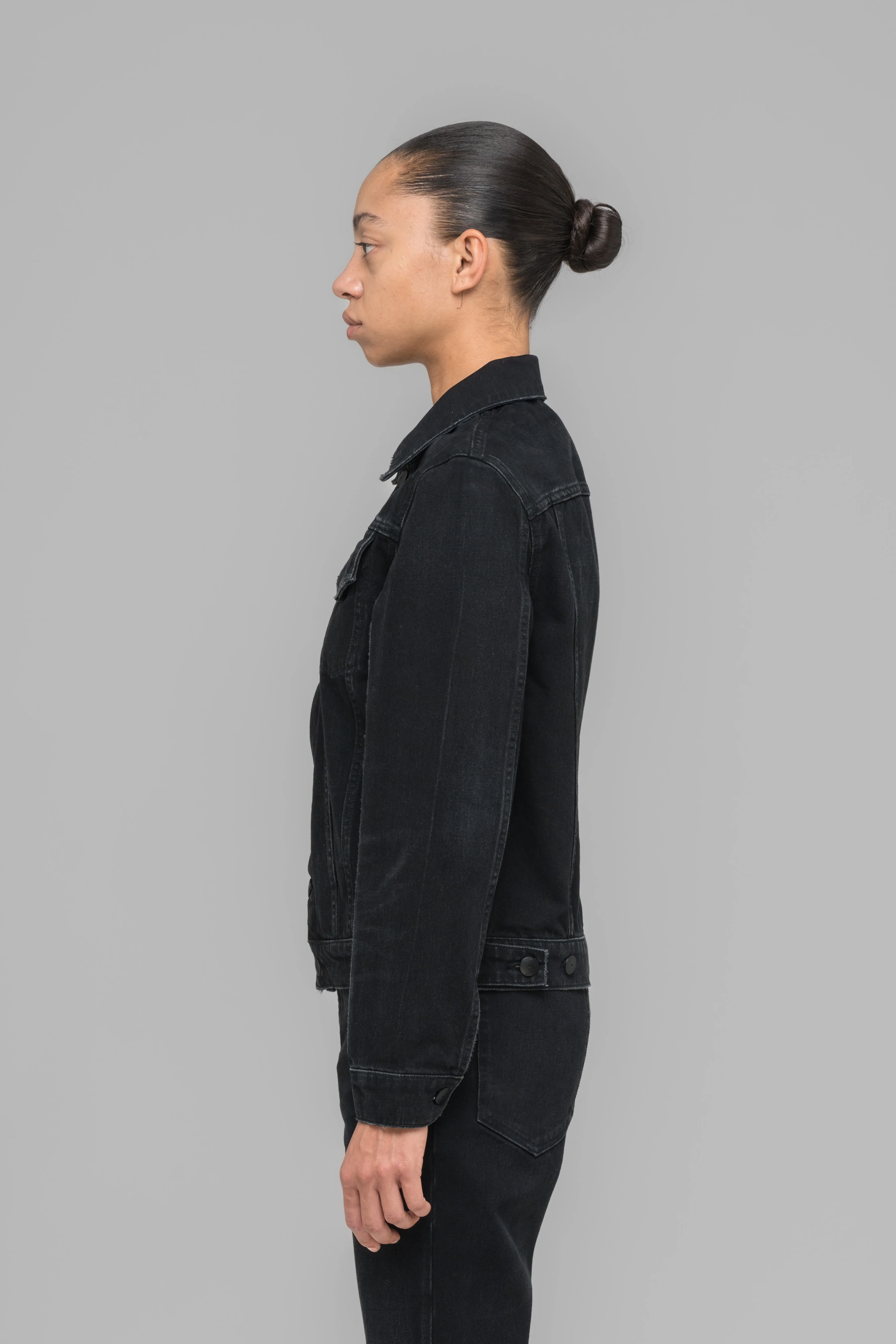 "DOWN TO EARTH" BOXY DENIM JACKET - Image 5