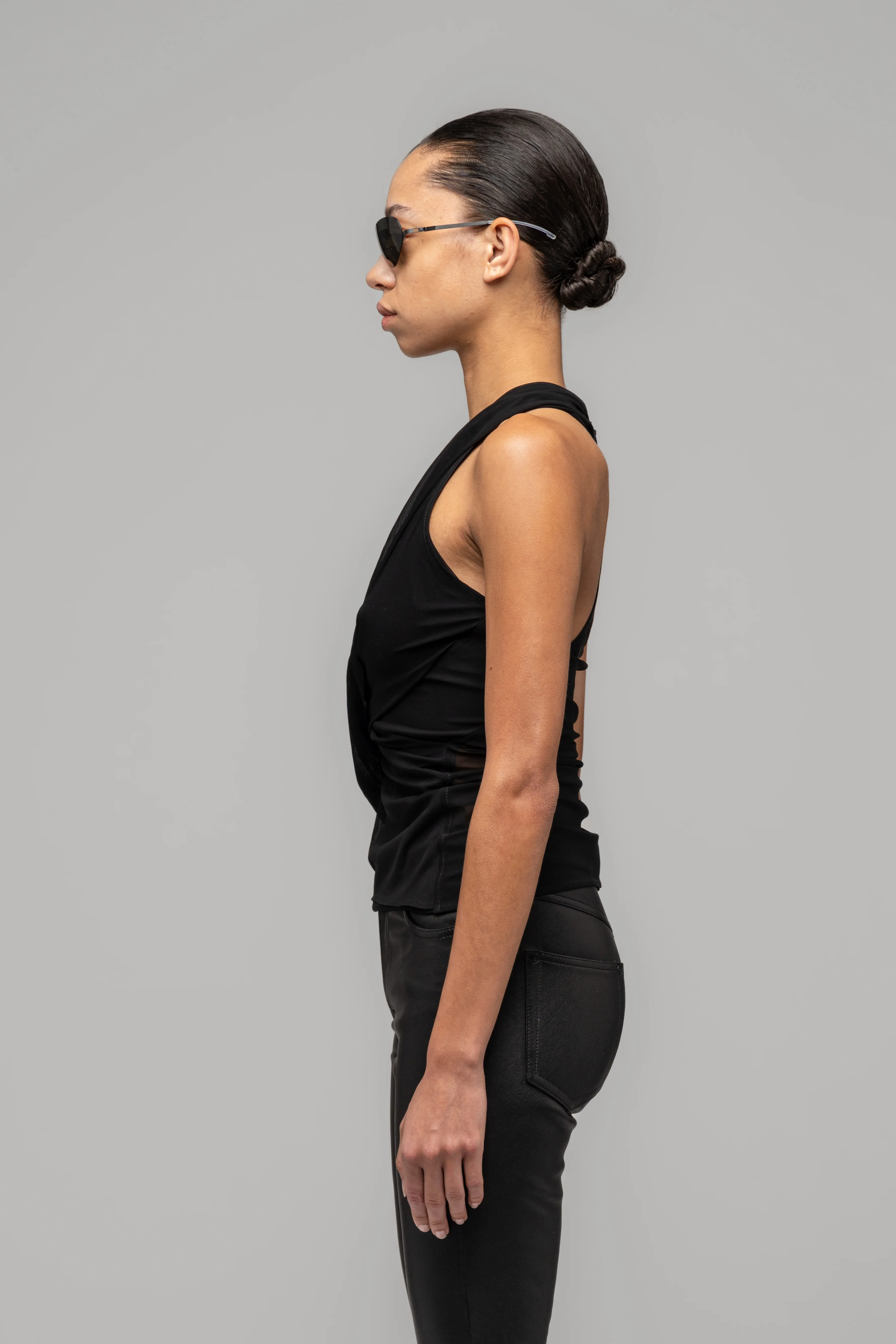 DRAPED "SWAN" EVENING TOP - Image 3