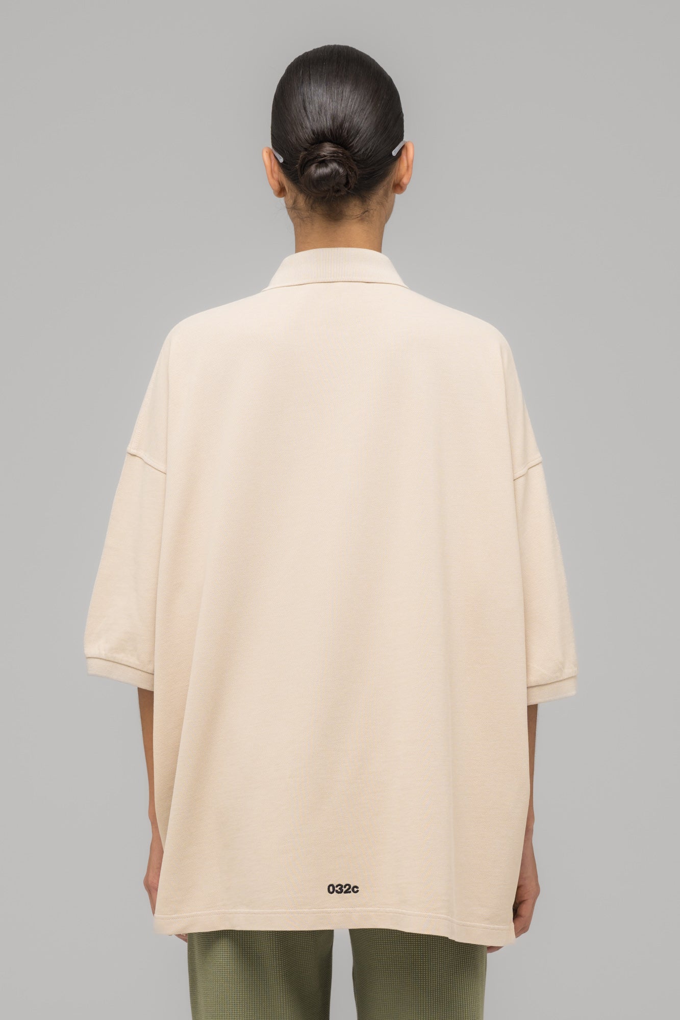 "FAINTING CROSS" OVERSIZED POLO SHIRT - Image 5
