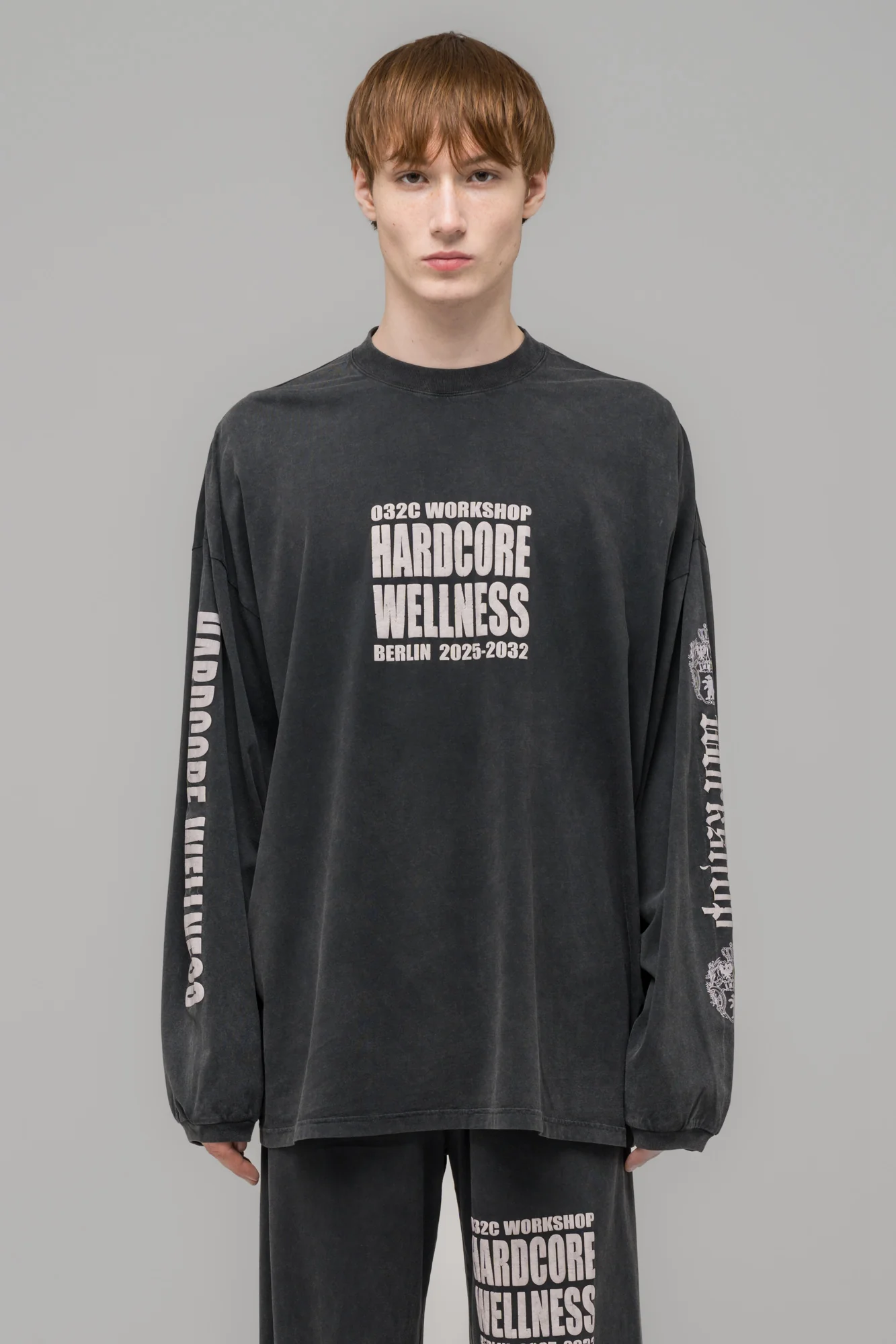OVERSIZED LONGSLEEVE "HARDCORE WELLNESS" - Image 5