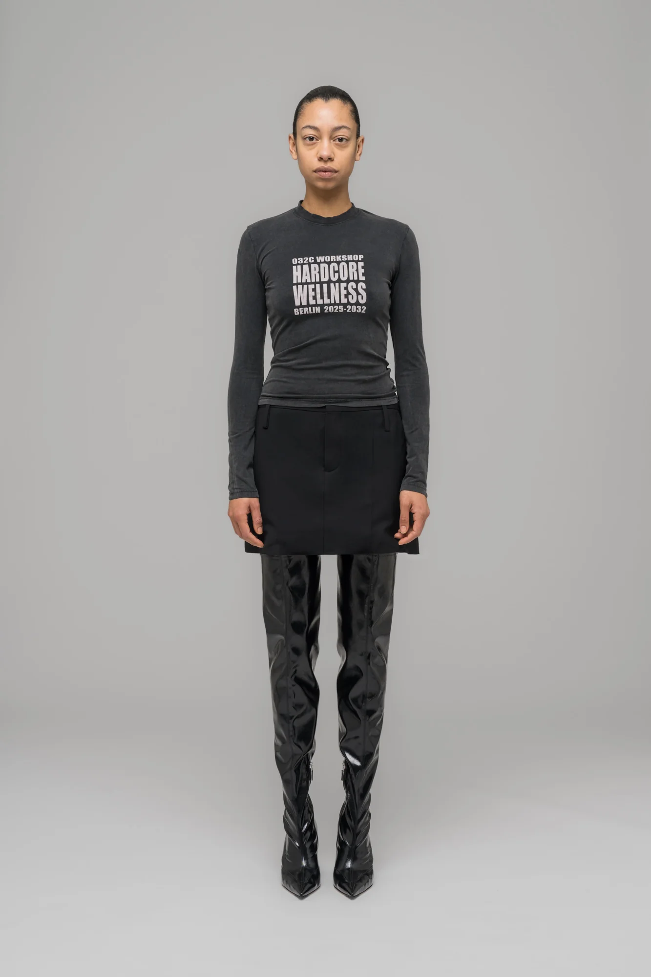 TIGHT LONGSLEEVE "HARDCORE WELLNESS" - Image 3