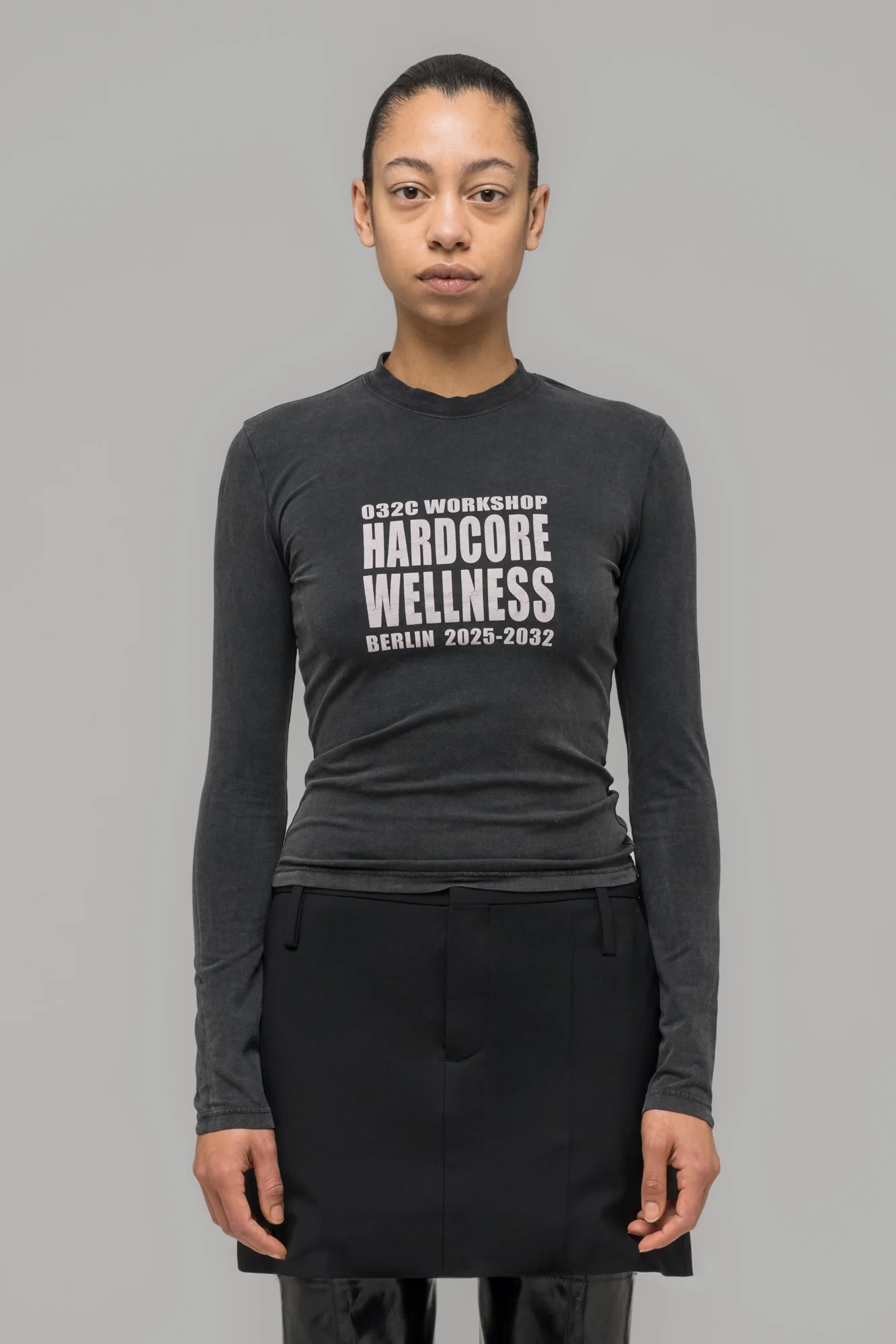 TIGHT LONGSLEEVE "HARDCORE WELLNESS" - Image 4