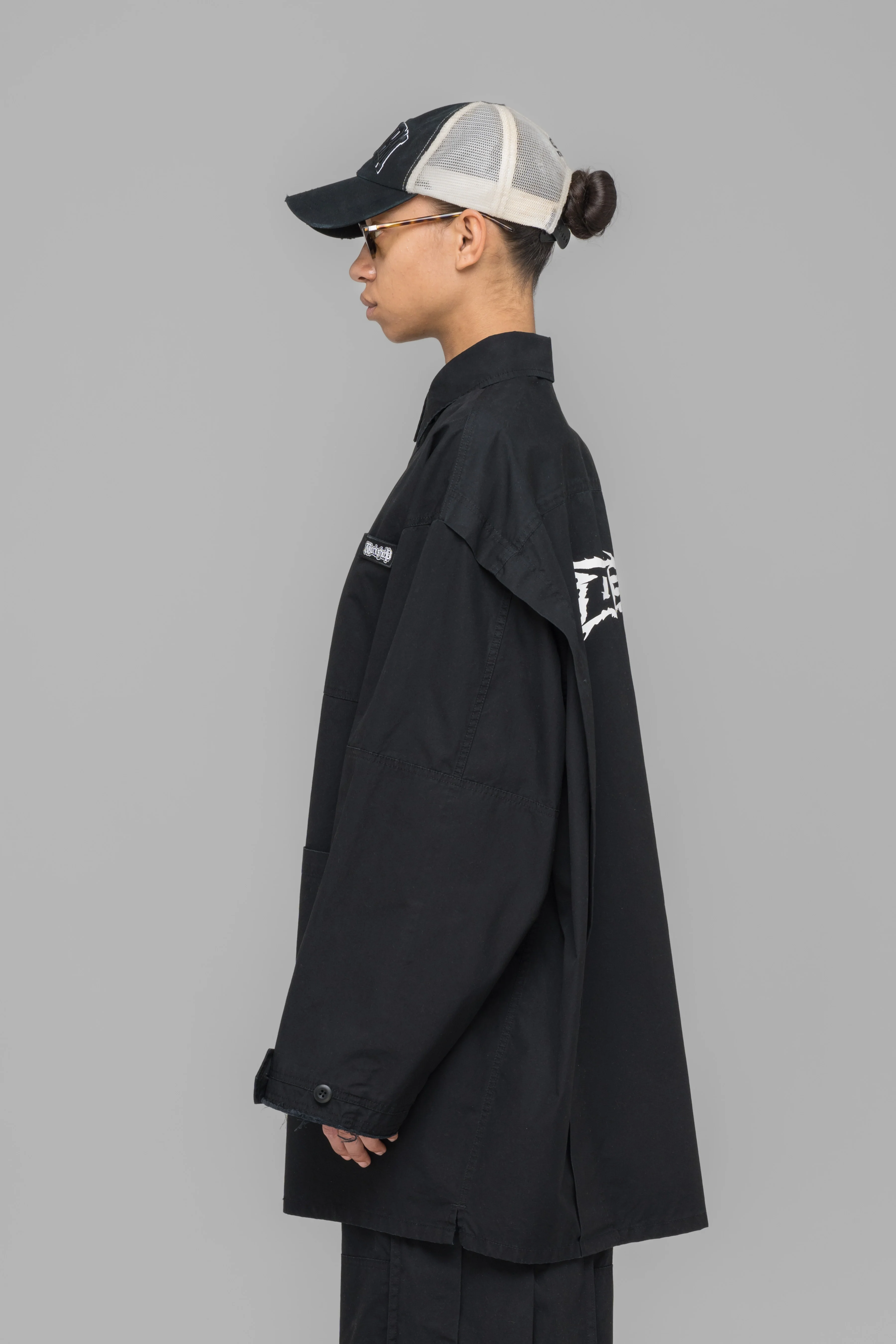 "INTERMISSION" CARGO OVERSHIRT - Image 3