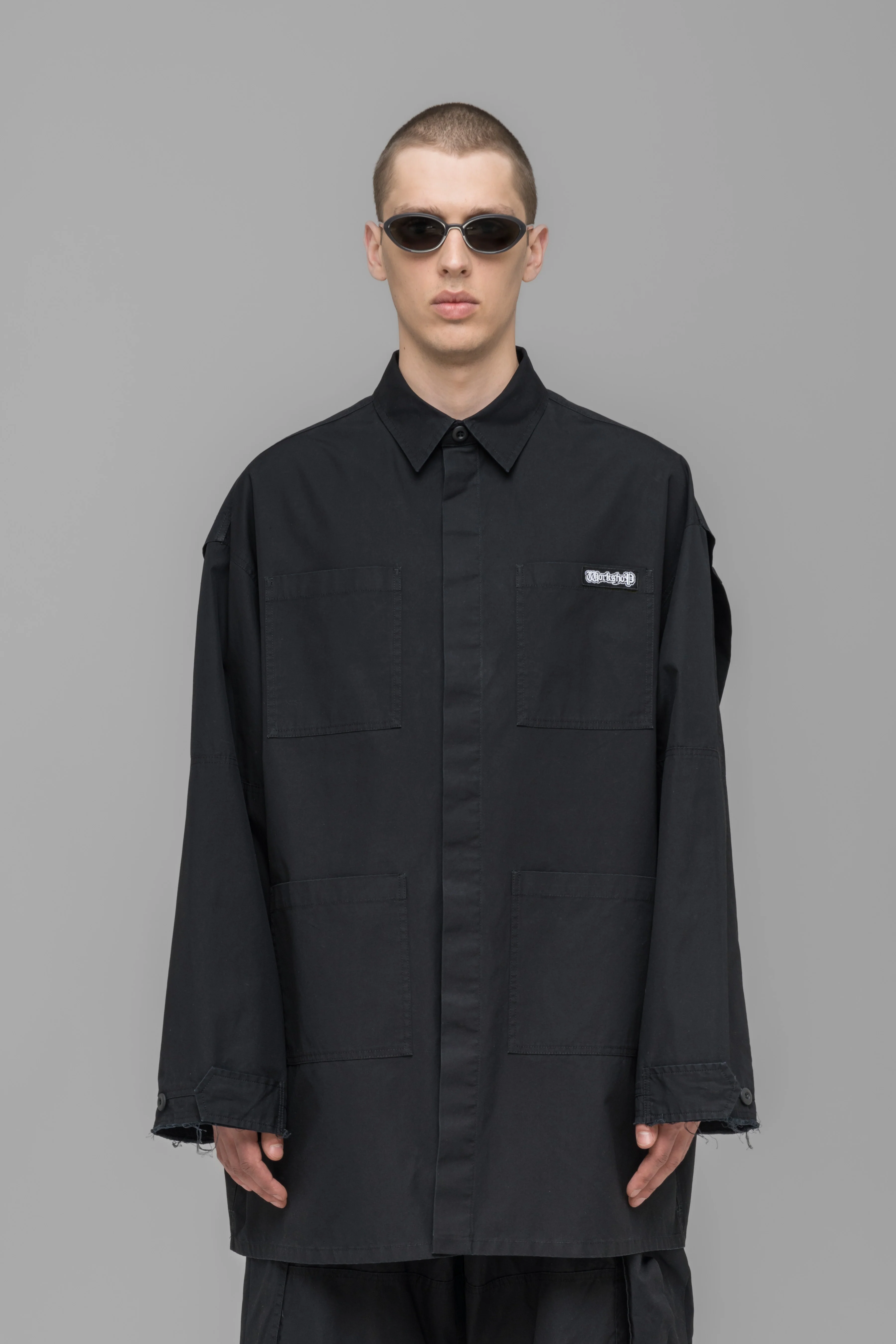 "INTERMISSION" CARGO OVERSHIRT - Image 3