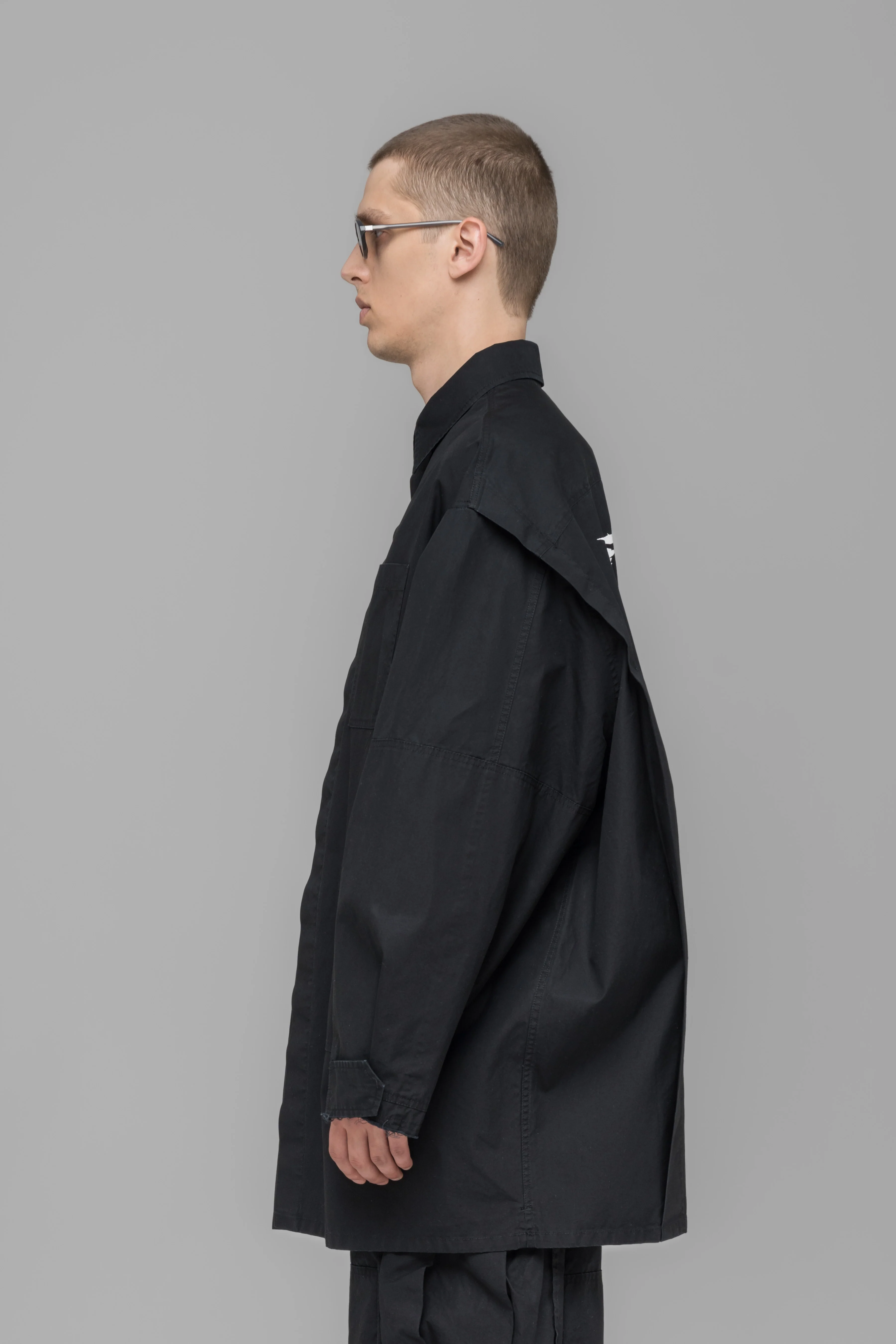 "INTERMISSION" CARGO OVERSHIRT - Image 4