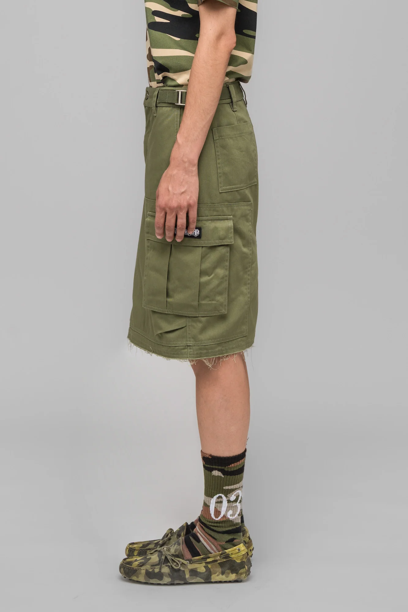 "MASKED CHOICE" CARGO SKIRT - Image 3