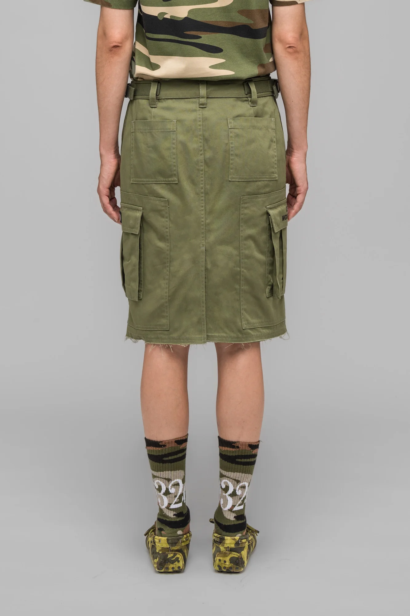 "MASKED CHOICE" CARGO SKIRT - Image 4