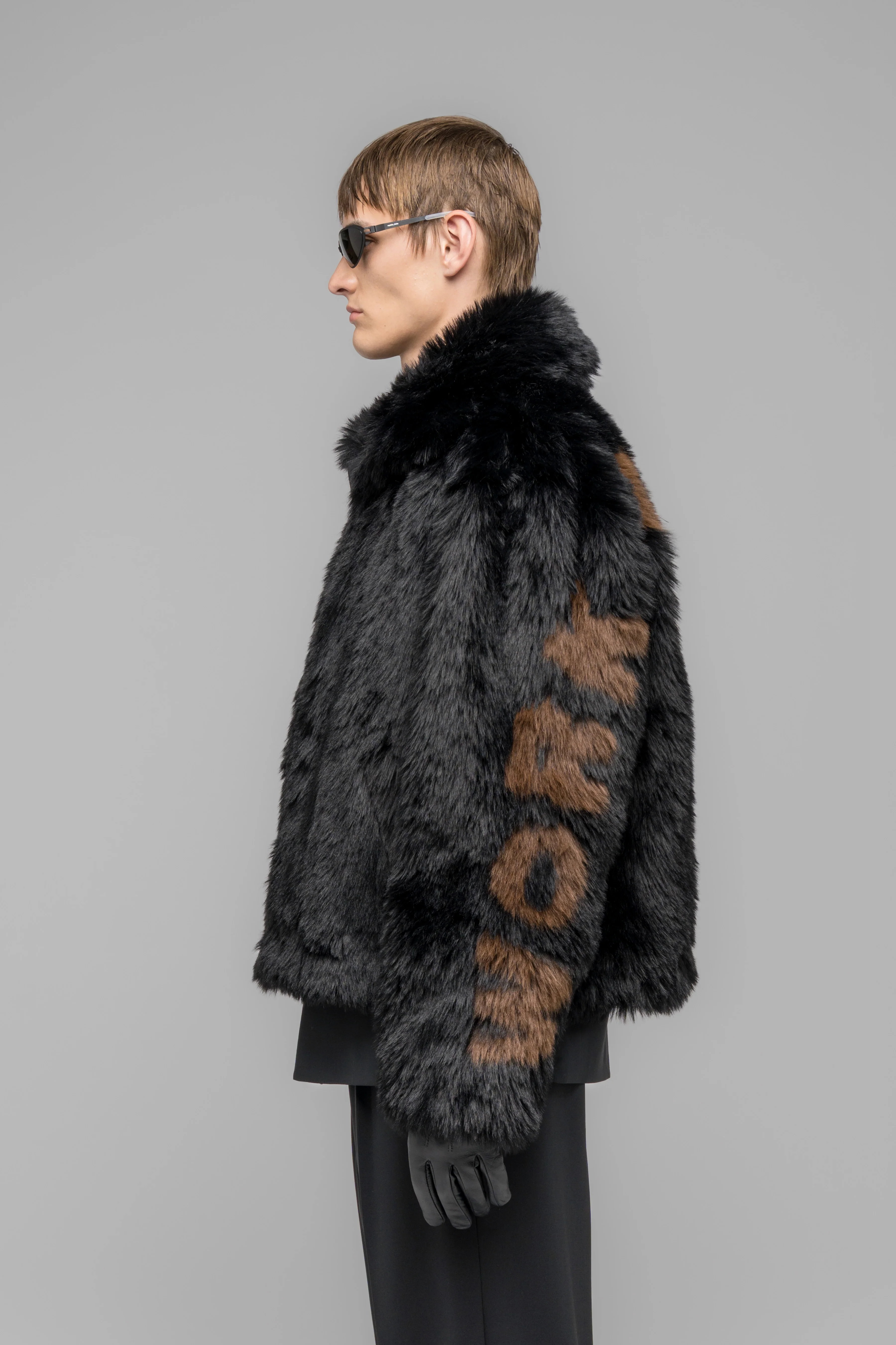 "MUDDY" FAUX FUR BLOUSON - Image 4