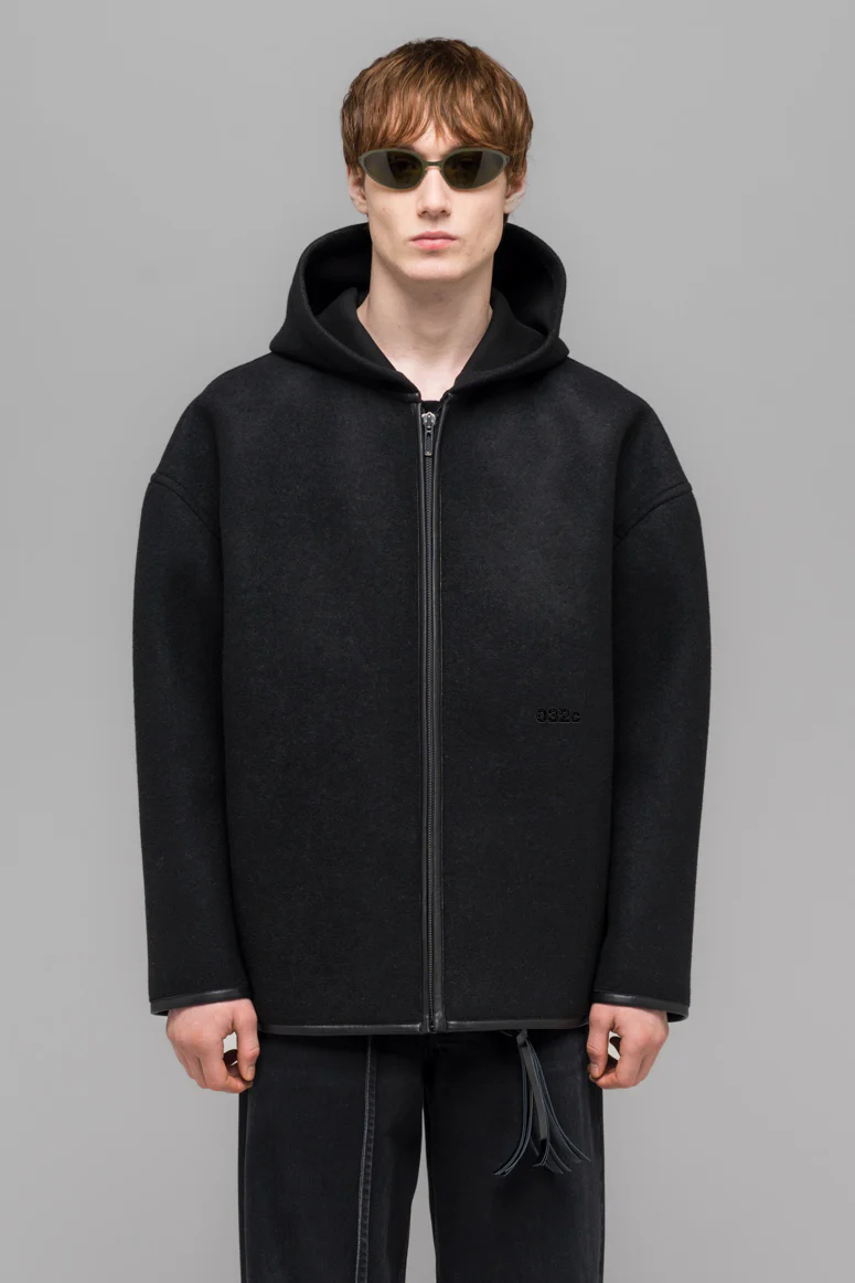 NEOPRENE ZIP UP HOODED JACKET - Image 3