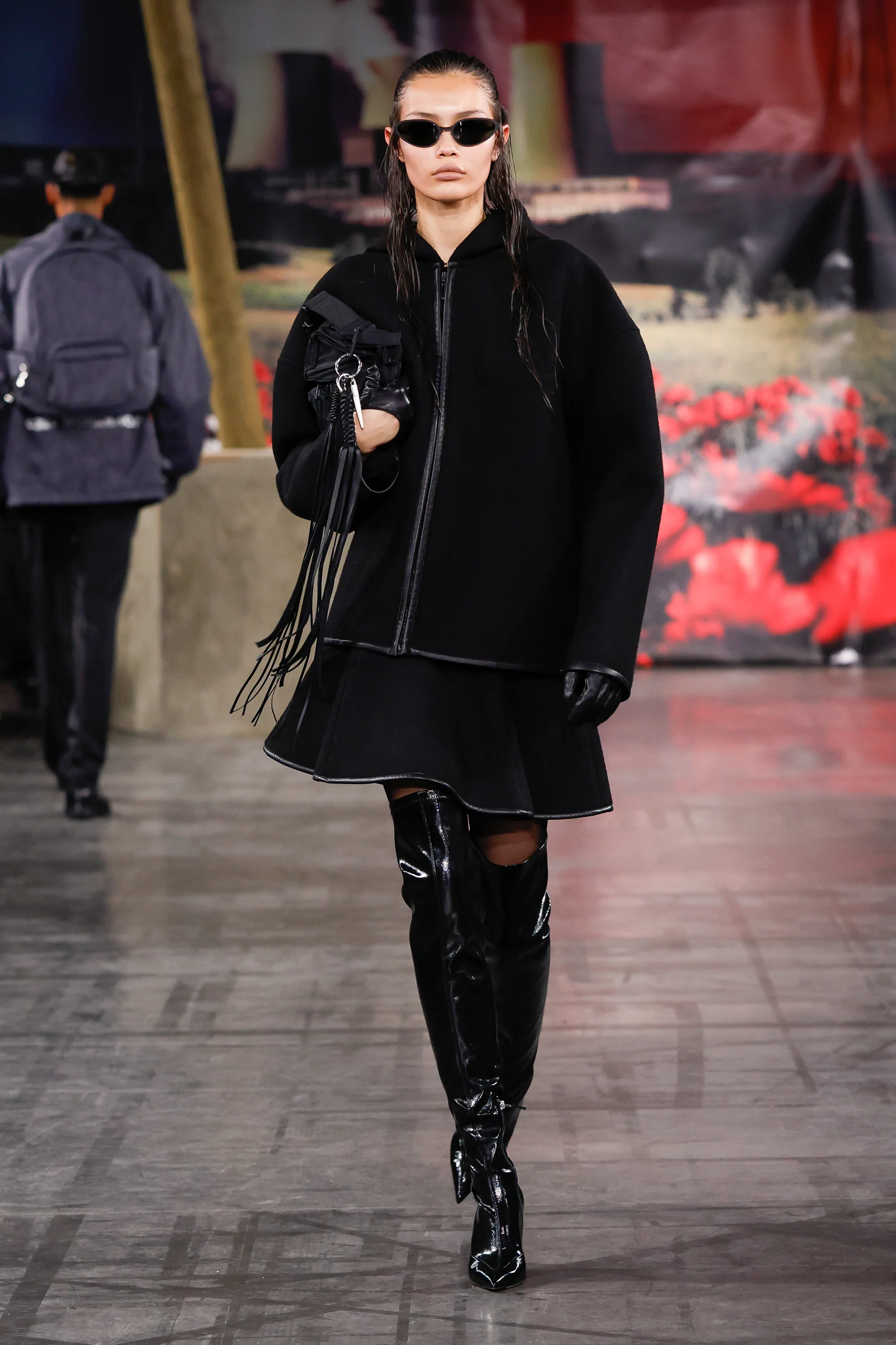 NEOPRENE ZIP UP HOODED JACKET - Image 2