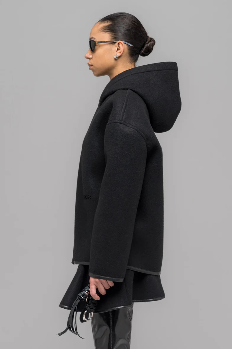 NEOPRENE ZIP UP HOODED JACKET - Image 4