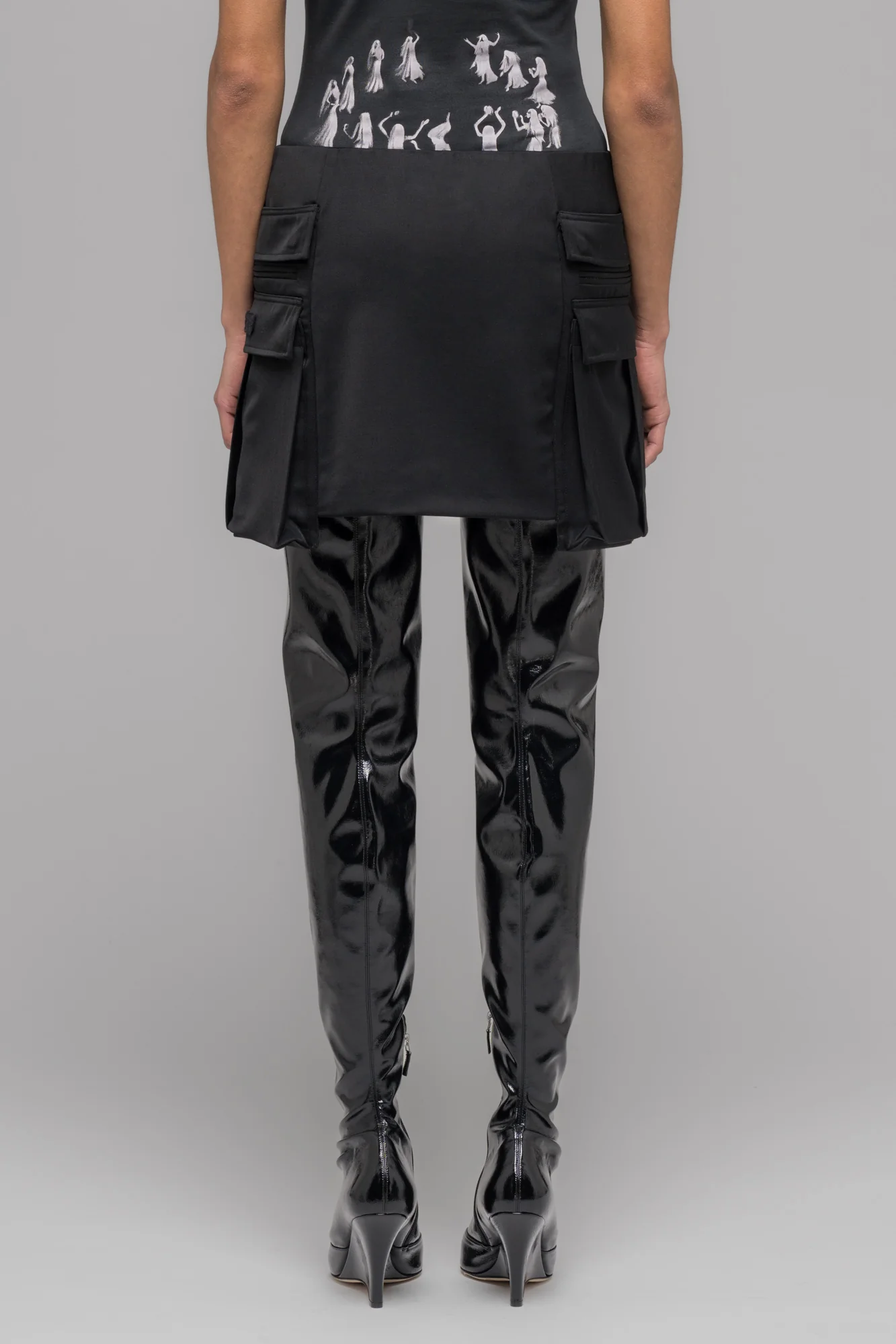 "NUCLEAR" TIGHT SUIT SKIRT - Image 4