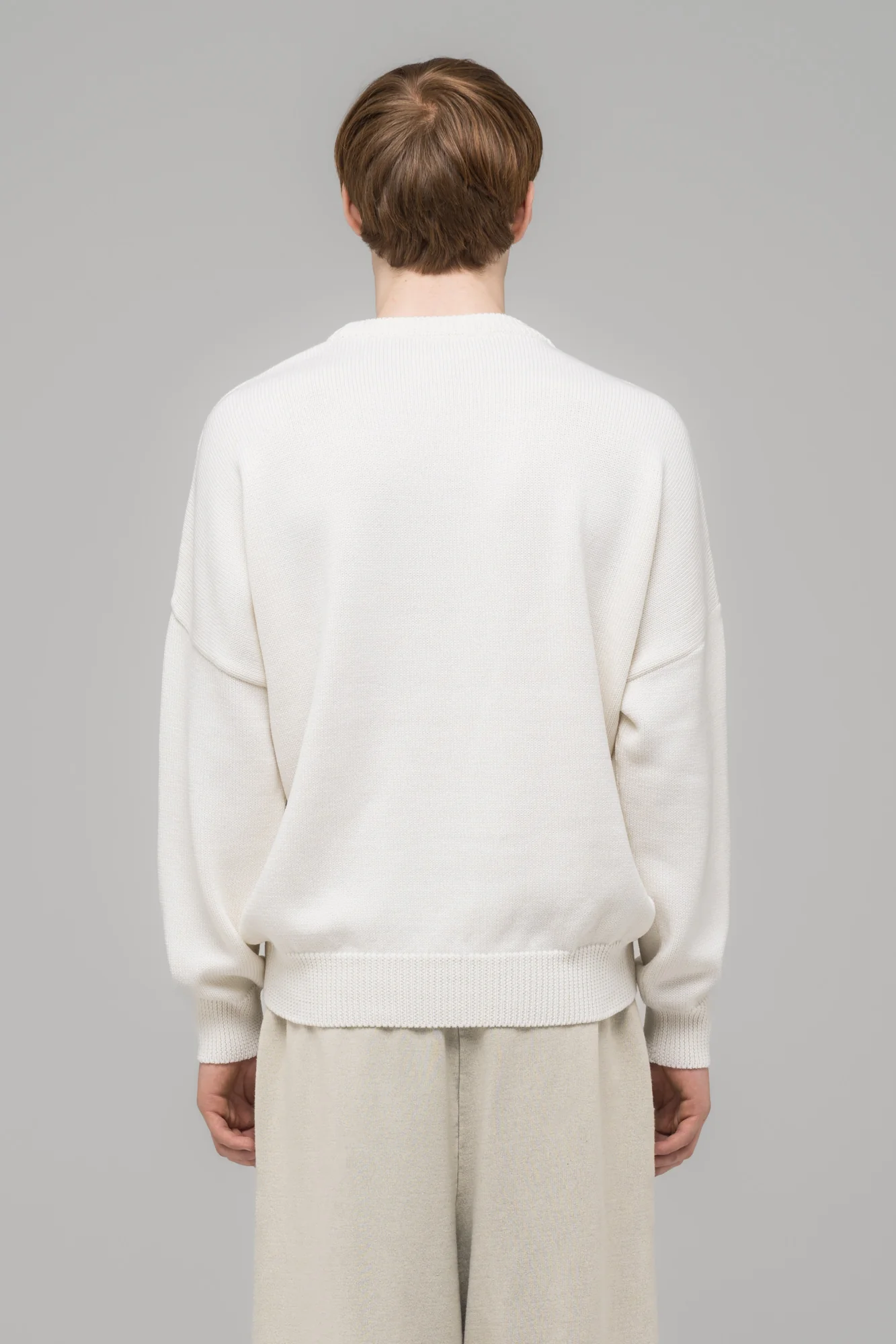 "SELFIE" SWEATER WHITE/BLACK - Image 5