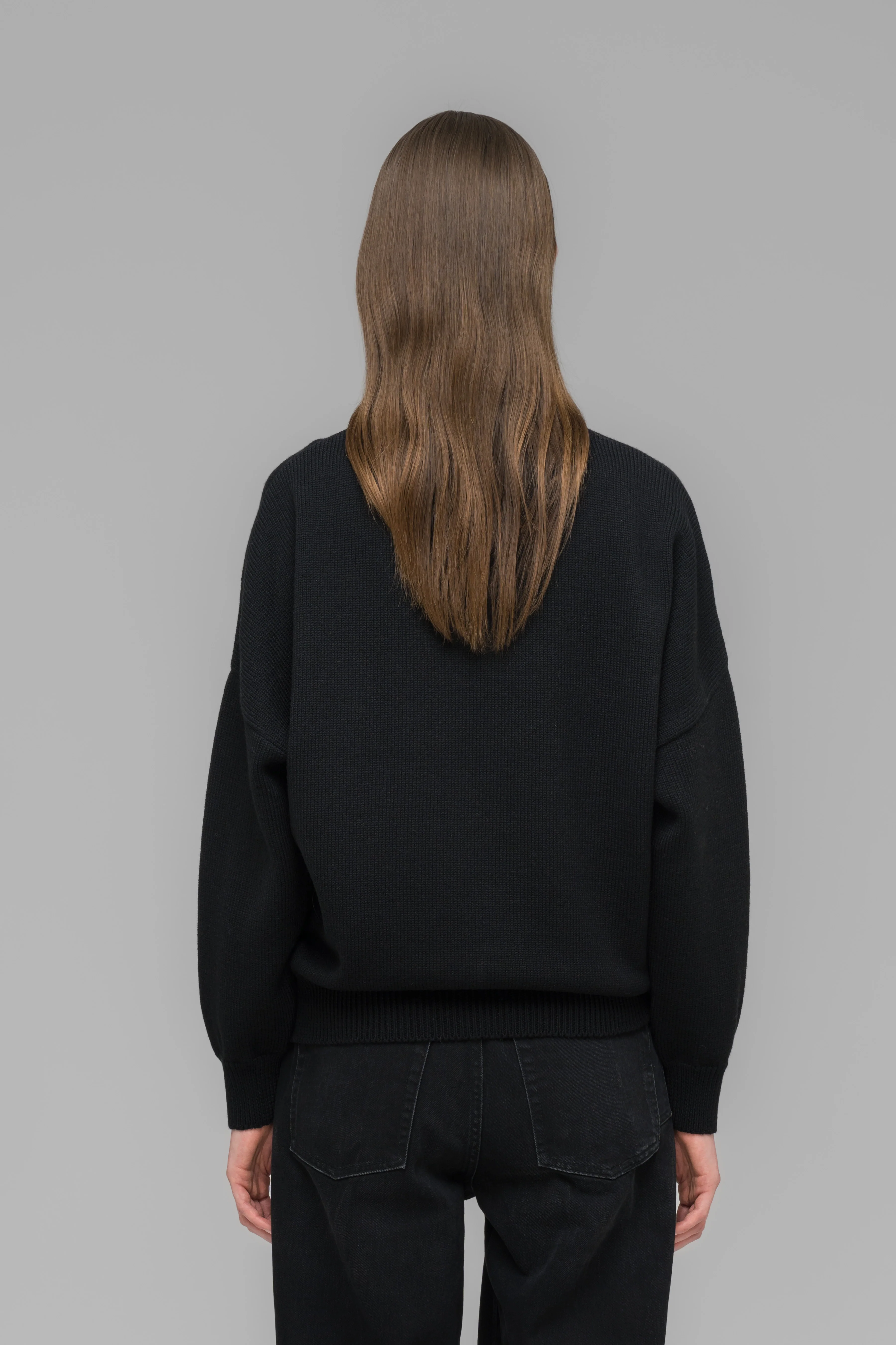 "SELFIE" SWEATER BLACK&RED - Image 4